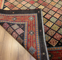 Load image into Gallery viewer, Vegetable Dye Ghashghaei Persian Area Rug 6x9 One of a Kind
