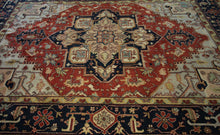 Load image into Gallery viewer, "heriz rug" "heriz serapi rugs" "antique heriz serapi rugs" "heriz rug patterns" "heriz rug value" "antique heriz rug"
