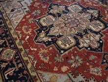 Load image into Gallery viewer, "heriz rug" "heriz serapi rugs" "antique heriz serapi rugs" "heriz rug patterns" "heriz rug value" "antique heriz rug"
