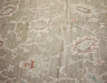 Load image into Gallery viewer, "colorful oushak rugs" "modern oushak rug" "where to buy oushak rugs" "hand knotted oushak rugs" "oushak rugs" "oushak rugs 9x12"
