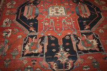 Load image into Gallery viewer, "heriz serapi rugs for sale" "antique heriz serapi rugs" "heriz rug" "heriz rug patterns" "geometric heriz rug" "heriz rug value"
