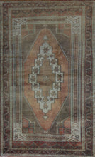 Load image into Gallery viewer, "anatolian rugs" "oushak rugs" "vintage anatolian rug" "oriental rugs" "carpet"
