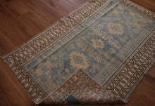 Load image into Gallery viewer, "colorful oushak rugs" "modern oushak rug" "anatolian rugs" "hand knotted oushak rugs" "Turkish Oushak rugs " "oushak rugs"
