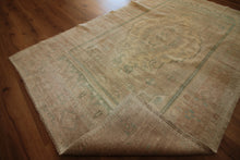 Load image into Gallery viewer, "anatolian rugs" "oushak rugs" "vintage anatolian rug" "oriental rugs" "carpet"
