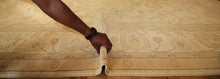 Load image into Gallery viewer, "oushak rugs for sale" "oushak rugs 10x14" "oushak rugs 9x12" "oushak rugs dilworth" "oushak rugs charlotte" "oushak rugs 8x10" "colorful oushak rugs" "modern oushak rugs" "vintage oushak rugs" "affordable oushak rugs" "turkish oushak rugs" "vintage oushak rugs for sale" "how to clean oushak rugs" "oushak turkish rugs" "oushaks rugs" "turkish oushak rugs" "oushak hand knotted rugs"
