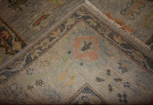 Load image into Gallery viewer, "colorful oushak rugs" "modern oushak rugs" "hand knotted oushak rugs" "Turkish Oushak rugs " "oushak rugs"
