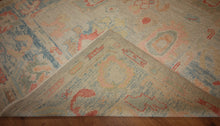 Load image into Gallery viewer, "colorful oushak rugs" "modern oushak rug" "where to buy oushak rugs" "hand knotted oushak rugs" "oushak rugs" "oushak rugs for sale"
