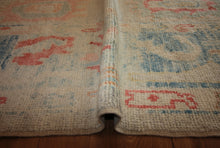 Load image into Gallery viewer, "colorful oushak rugs" "modern oushak rug" "where to buy oushak rugs" "hand knotted oushak rugs" "oushak rugs" "oushak rugs for sale"
