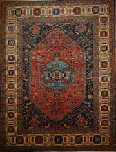 Load image into Gallery viewer, "heriz rug" "heriz serapi rugs for sale" "antique heriz serapi rugs" "heriz rug patterns" "heriz rug value" "persian heriz rug"
