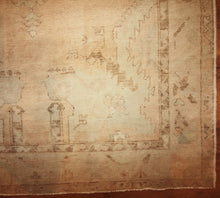 Load image into Gallery viewer, "colorful oushak rugs" "modern oushak rugs" "hand knotted oushak rugs" "Turkish Oushak rugs " "oushak rugs"
