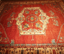 Load image into Gallery viewer, "heriz serapi rugs for sale" "antique heriz serapi rugs" "heriz rug" "heriz rug patterns" "geometric heriz rug" "heriz rug value"
