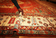 Load image into Gallery viewer, "heriz serapi rugs for sale" "antique heriz serapi rugs" "heriz rug" "heriz rug patterns" "geometric heriz rug" "heriz rug value"

