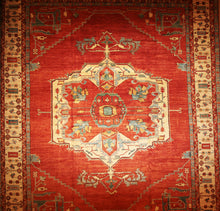 Load image into Gallery viewer, "heriz serapi rugs for sale" "antique heriz serapi rugs" "heriz rug" "heriz rug patterns" "geometric heriz rug" "heriz rug value"
