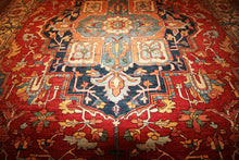 Load image into Gallery viewer, "heriz serapi rugs for sale" "antique heriz serapi rugs" "heriz rug" "heriz rug patterns" "geometric heriz rug" "heriz rug value"
