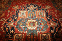 Load image into Gallery viewer, "heriz serapi rugs for sale" "antique heriz serapi rugs" "heriz rug" "heriz rug patterns" "geometric heriz rug" "heriz rug value"
