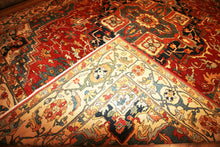 Load image into Gallery viewer, "heriz serapi rugs for sale" "antique heriz serapi rugs" "heriz rug" "heriz rug patterns" "geometric heriz rug" "heriz rug value"
