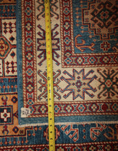 Load image into Gallery viewer, "antique kazak rug" "kazak rug origin" "antique kazak rugs for sale" "kazak rugs" "gabbeh rugs" "oushak rugs"

