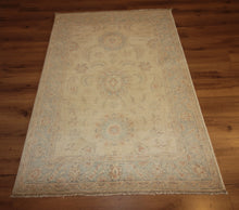 Load image into Gallery viewer, "colorful oushak rugs" "modern oushak rugs" "hand knotted oushak rugs" "Turkish Oushak rugs " "oushak rugs"
