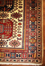 Load image into Gallery viewer, "antique kazak rug" "kazak rug origin" "antique kazak rugs for sale" "kazak rugs" "gabbeh rugs" "oushak rugs"
