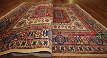 Load image into Gallery viewer, "antique kazak rug" "kazak rug origin" "antique kazak rugs for sale" "kazak rugs" "gabbeh rugs" "oushak rugs"

