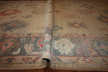 Load image into Gallery viewer, "colorful oushak rugs" "modern oushak rugs" "hand knotted oushak rugs" "Turkish Oushak rugs " "oushak rugs"
