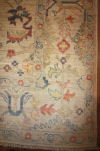 Load image into Gallery viewer, "colorful oushak rugs" "modern oushak rugs" "hand knotted oushak rugs" "Turkish Oushak rugs " "oushak rugs"
