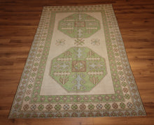 Load image into Gallery viewer, "colorful oushak rugs" "modern oushak rugs" "hand knotted oushak rugs" "Turkish Oushak rugs " "oushak rugs"
