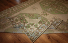 Load image into Gallery viewer, "colorful oushak rugs" "modern oushak rugs" "hand knotted oushak rugs" "Turkish Oushak rugs " "oushak rugs"

