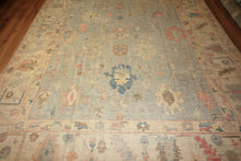 Load image into Gallery viewer, "colorful oushak rugs" "modern oushak rugs" "hand knotted oushak rugs" "Turkish Oushak rugs " "oushak rugs"

