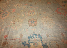 Load image into Gallery viewer, "colorful oushak rugs" "modern oushak rugs" "hand knotted oushak rugs" "Turkish Oushak rugs " "oushak rugs"
