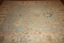 Load image into Gallery viewer, "colorful oushak rugs" "modern oushak rugs" "hand knotted oushak rugs" "Turkish Oushak rugs " "oushak rugs"
