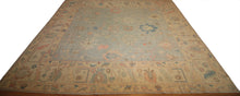 Load image into Gallery viewer, "colorful oushak rugs" "modern oushak rugs" "hand knotted oushak rugs" "Turkish Oushak rugs " "oushak rugs"
