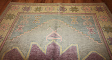 Load image into Gallery viewer, "colorful oushak rugs" "modern oushak rugs" "hand knotted oushak rugs" "Turkish Oushak rugs " "oushak rugs"
