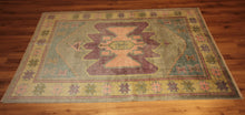 Load image into Gallery viewer, "colorful oushak rugs" "modern oushak rugs" "hand knotted oushak rugs" "Turkish Oushak rugs " "oushak rugs"
