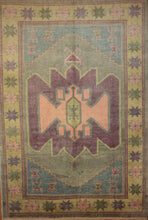 Load image into Gallery viewer, "colorful oushak rugs" "modern oushak rugs" "hand knotted oushak rugs" "Turkish Oushak rugs " "oushak rugs"
