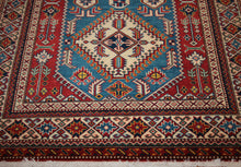 Load image into Gallery viewer, Hand Knotted Super Kazak Oriental Rug 5x7 One of a Kind
