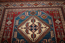 Load image into Gallery viewer, Hand Knotted Super Kazak Oriental Rug 5x7 One of a Kind
