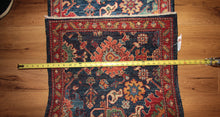 Load image into Gallery viewer, Vegetable Dye Heriz Serapi Runner Rug One of a Kind
